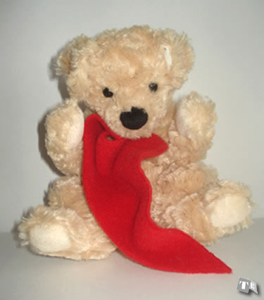 Golden Retriever Puppy with Blankie (image for) Golden Retriever Puppy with Blankie